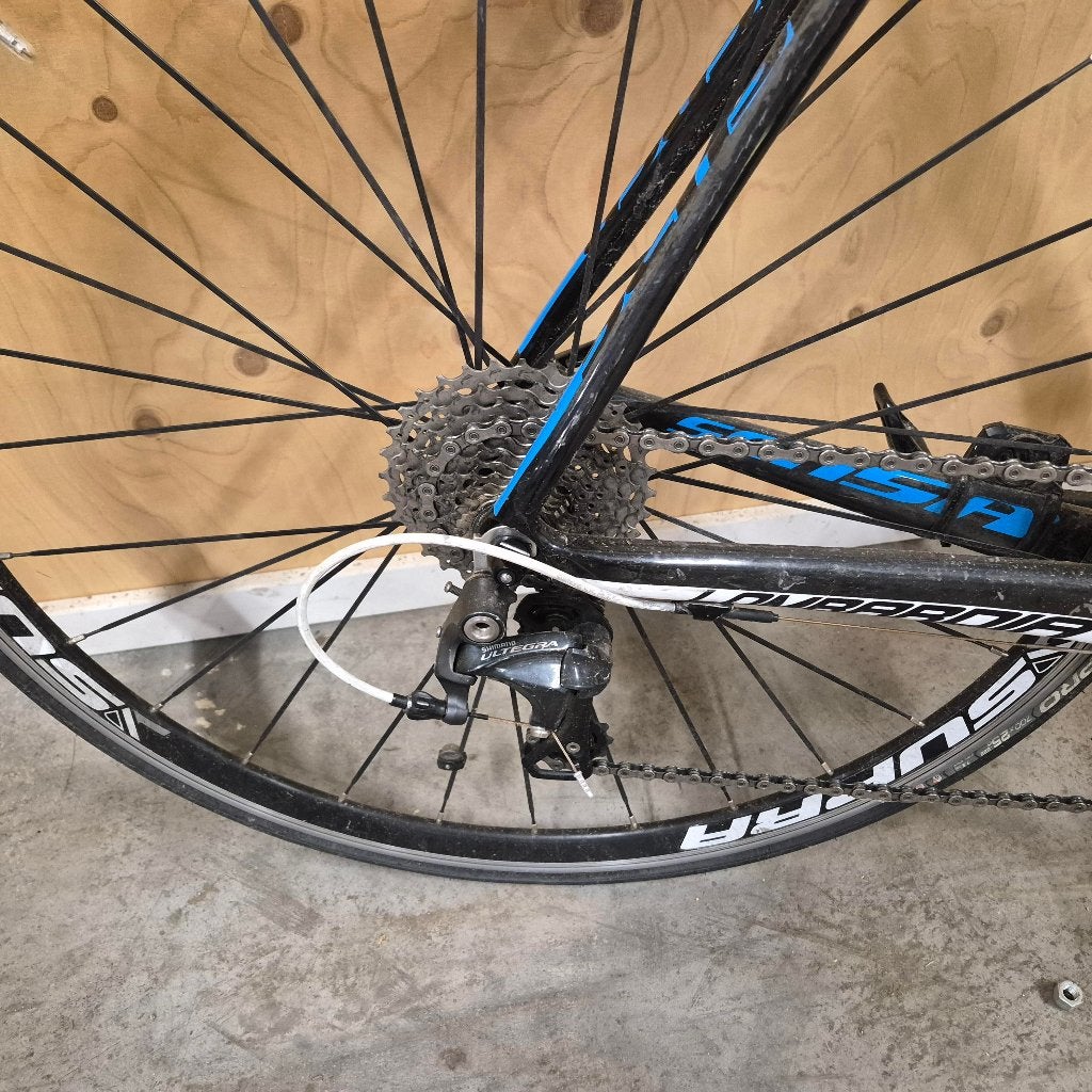 Foto 4 van Sensa Lombardia carbon racefiets zwart/blauw/wit