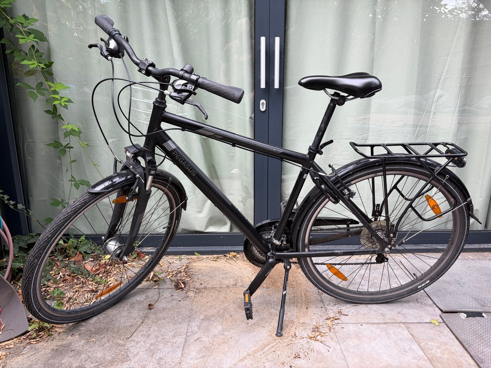 Pegasus fiets - Zwart - Gebruikt, Gebruikt, Velgrem, Versnellingen, 53 tot 57 cm