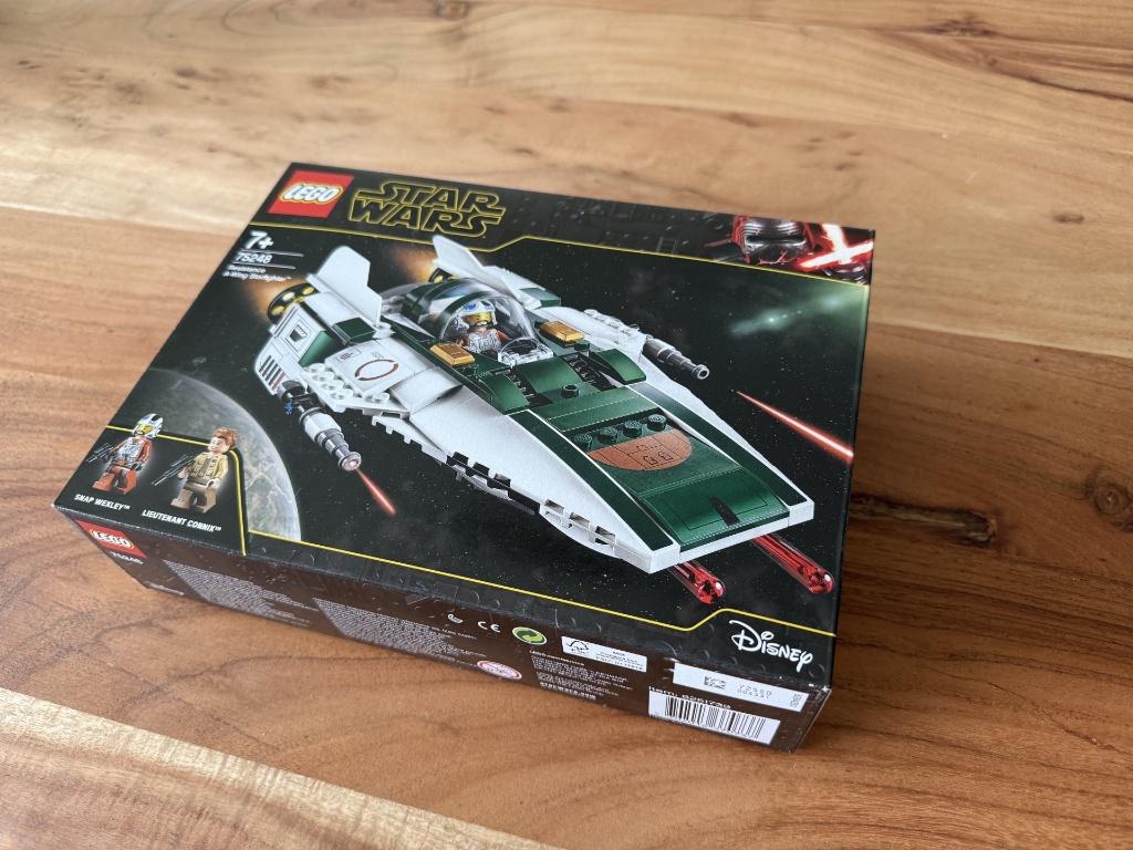 LEGO 75248 Resistancer A-Wing Starfighter, Star Wars, Nieuw, Ophalen of Verzenden, Complete set