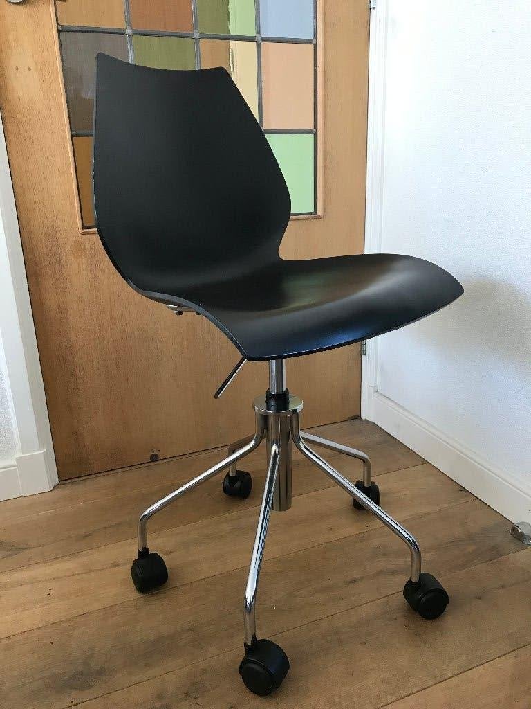 IZGS Kartell Maui design bureau stoel zwart bureaustoel, Ophalen, Zwart, Zo goed als nieuw, Nvt