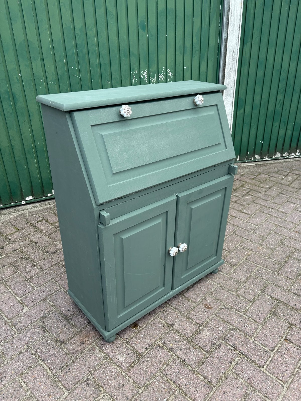 Vintage secretaire/bureau in landelijke stijl, Huis en Inrichting, Ophalen, Gebruikt, Landelijk
