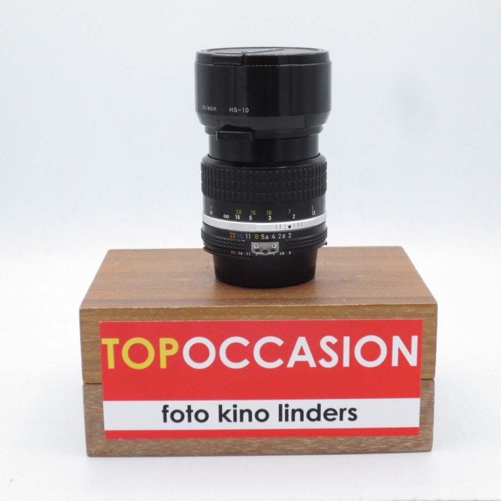 OCCASION: Nikon Nikkor 85mm F2 (F-mount), Handmatige focus, Gebruikt, 85 mm, Nikon