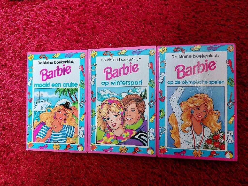 Barbie Boekenclub Boekjes - 3 stuks, Boeken, Kinderboeken | Jeugd | onder 10 jaar, Fictie algemeen, Diverse auteurs, Ophalen of Verzenden