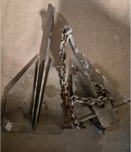 2 ankers, Ophalen of Verzenden, Gebruikt, Overige typen