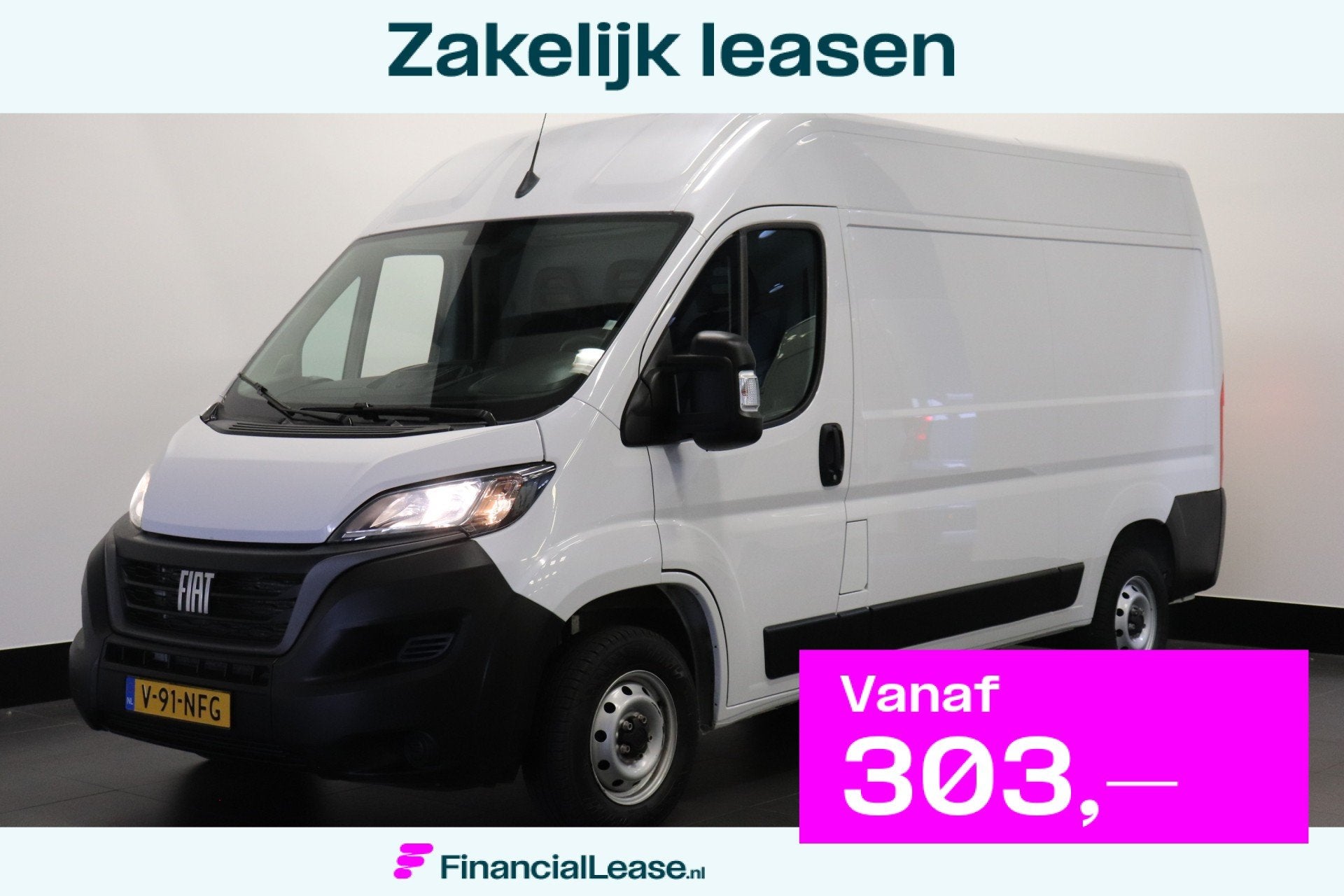 Fiat Ducato 2.3 MJ 140PK L2H2 EURO 6 - Airco - Navi - Cruise, Voorwielaandrijving, Stof, Gebruikt, Cruise Control
