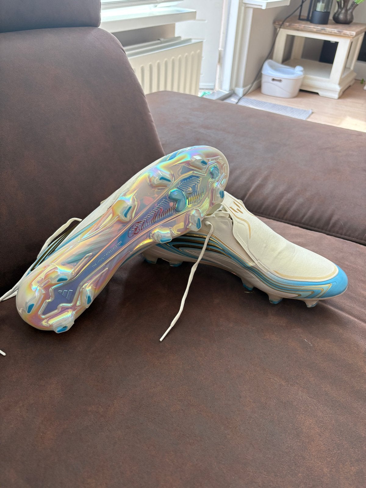 Adidas F50 Messi Elite FG voetbalschoenen WK, Maat L, Ophalen, Zo goed als nieuw, Schoenen