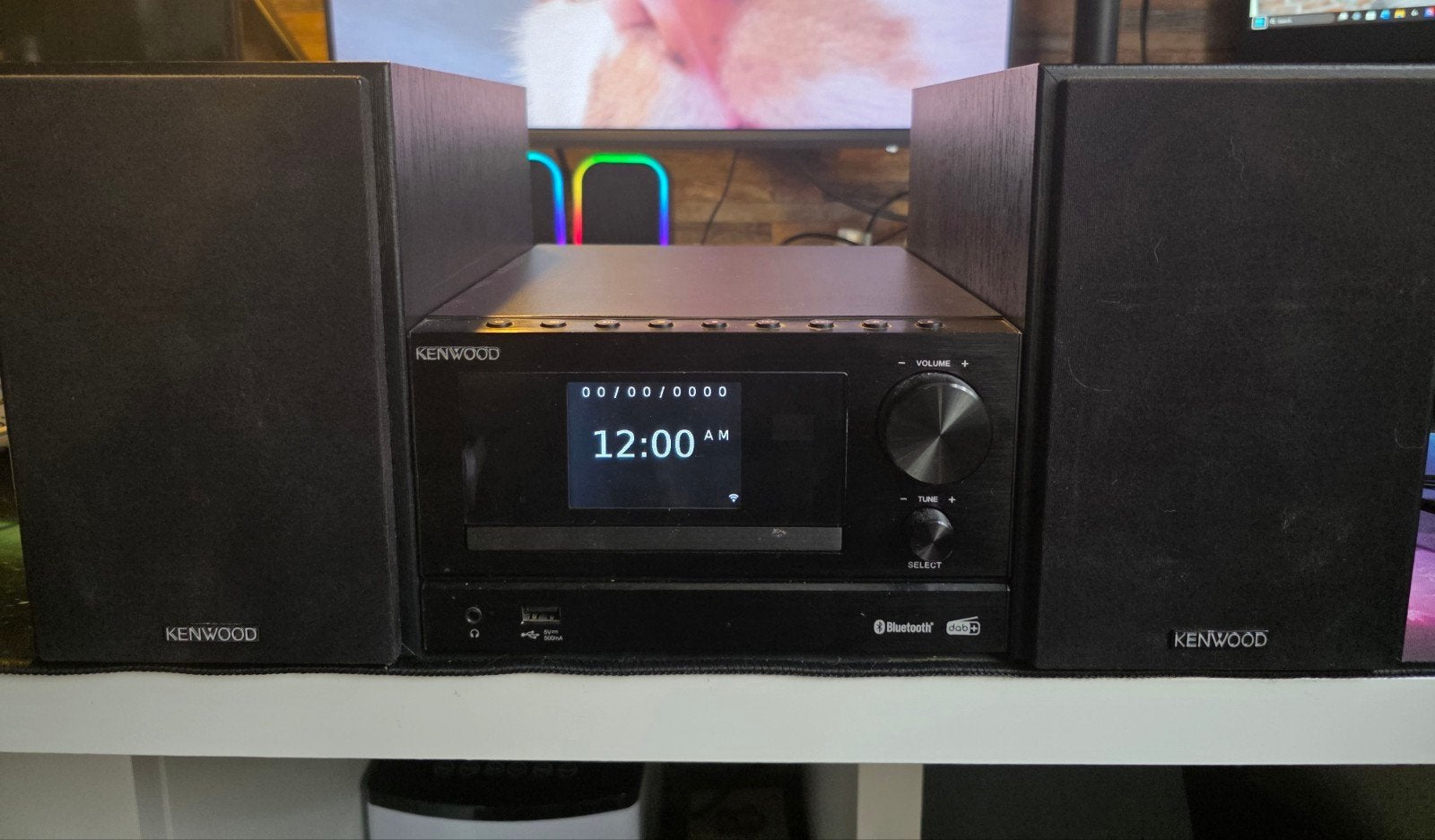 Kenwood M-7000S radio, Ophalen, Zo goed als nieuw, Radio, Met cd-speler