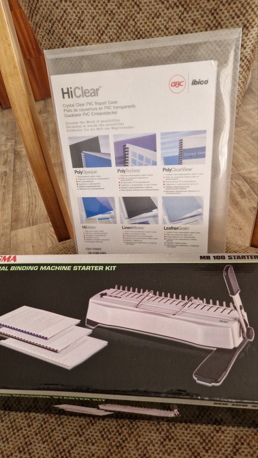 Bindmachine - Zo goed als nieuw, Diversen, Bureau-accessoires, Gebruikt, Ophalen