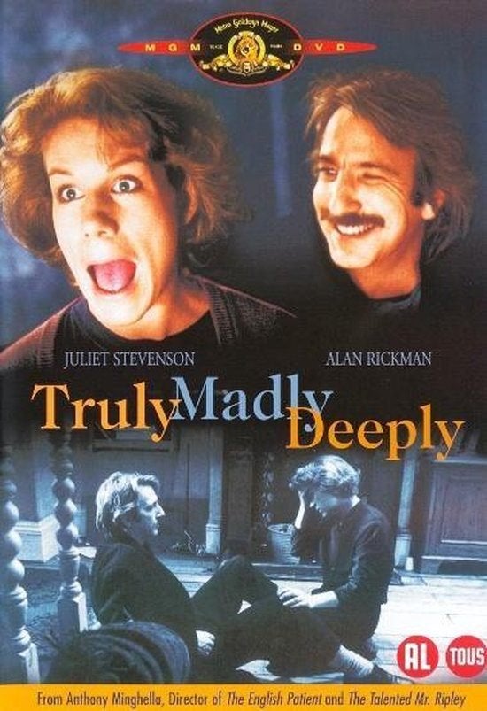 truly madly deeply ( alan rickman , juliet stevenson ), Alle leeftijden, Ophalen of Verzenden, Zo goed als nieuw