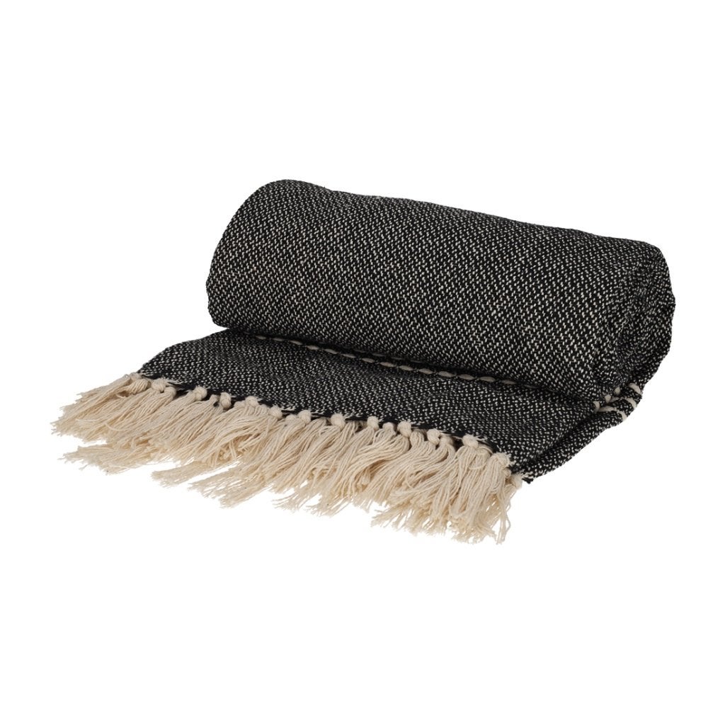 Jens Living Recycled Cotton Plaid Juul Zwart, Ophalen of Verzenden, Nieuw