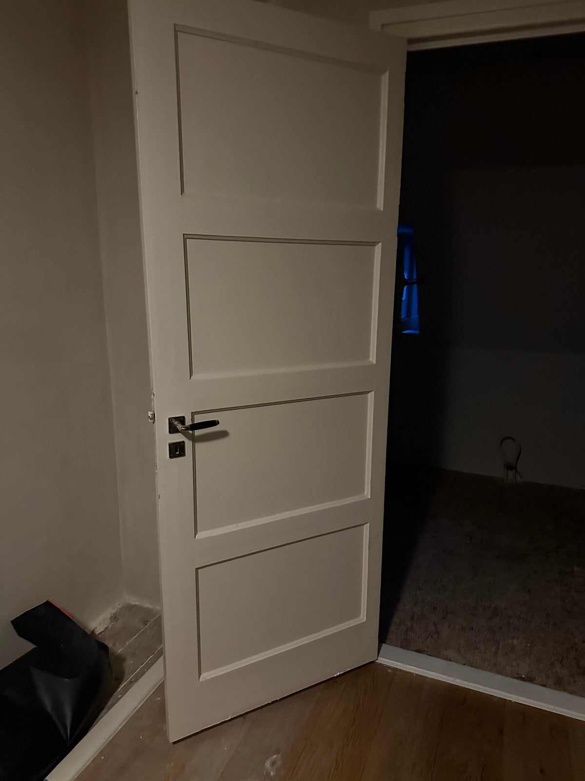 Set van 3 binnendeuren met nieuwe klassieke klinken, Doe-het-zelf en Verbouw, Deuren en Horren, Ophalen, Gebruikt, 80 tot 100 cm