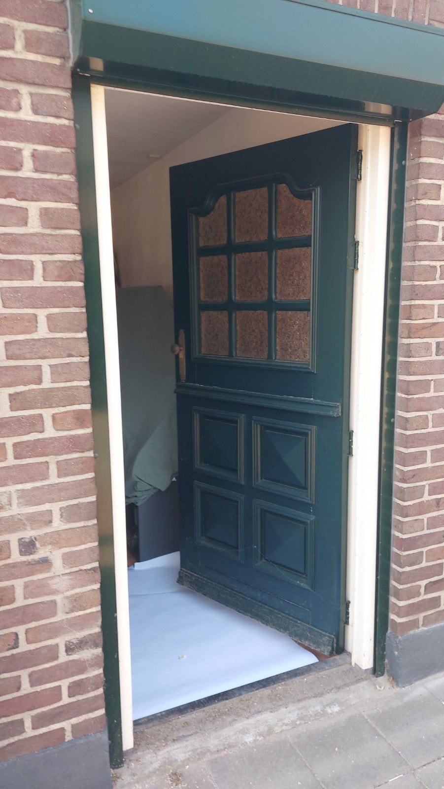 Voordeur, Doe-het-zelf en Verbouw, Ophalen, Gebruikt, 100 tot 150 cm, 200 cm of meer