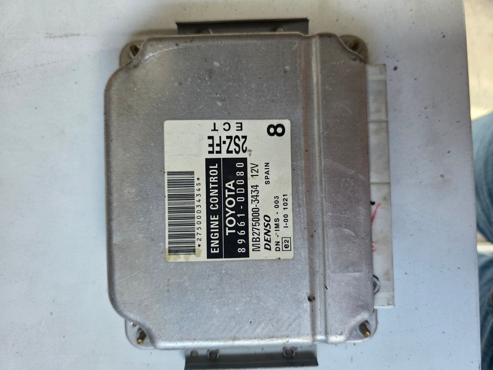 Toyota Yaris 1.0 ECU Motorregelapparaat (2000), Ophalen of Verzenden, Gebruikt, Toyota