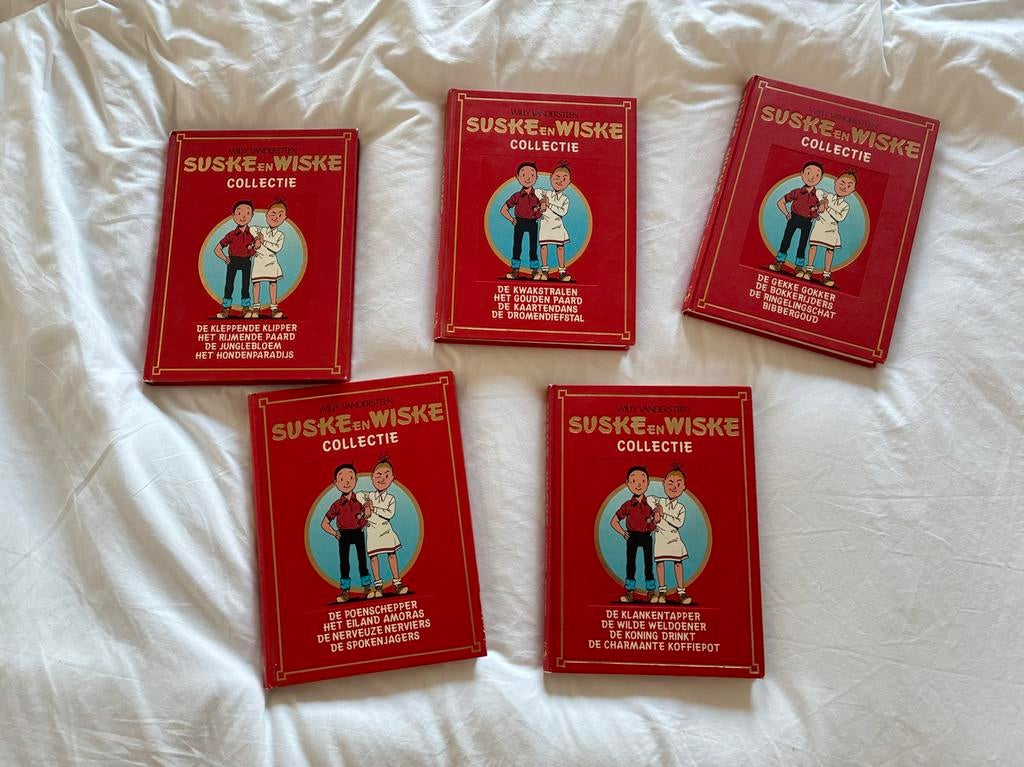 Vijf Suske en Wiske verzamelalbums, Boeken, Meerdere stripboeken, Ophalen of Verzenden, Gelezen