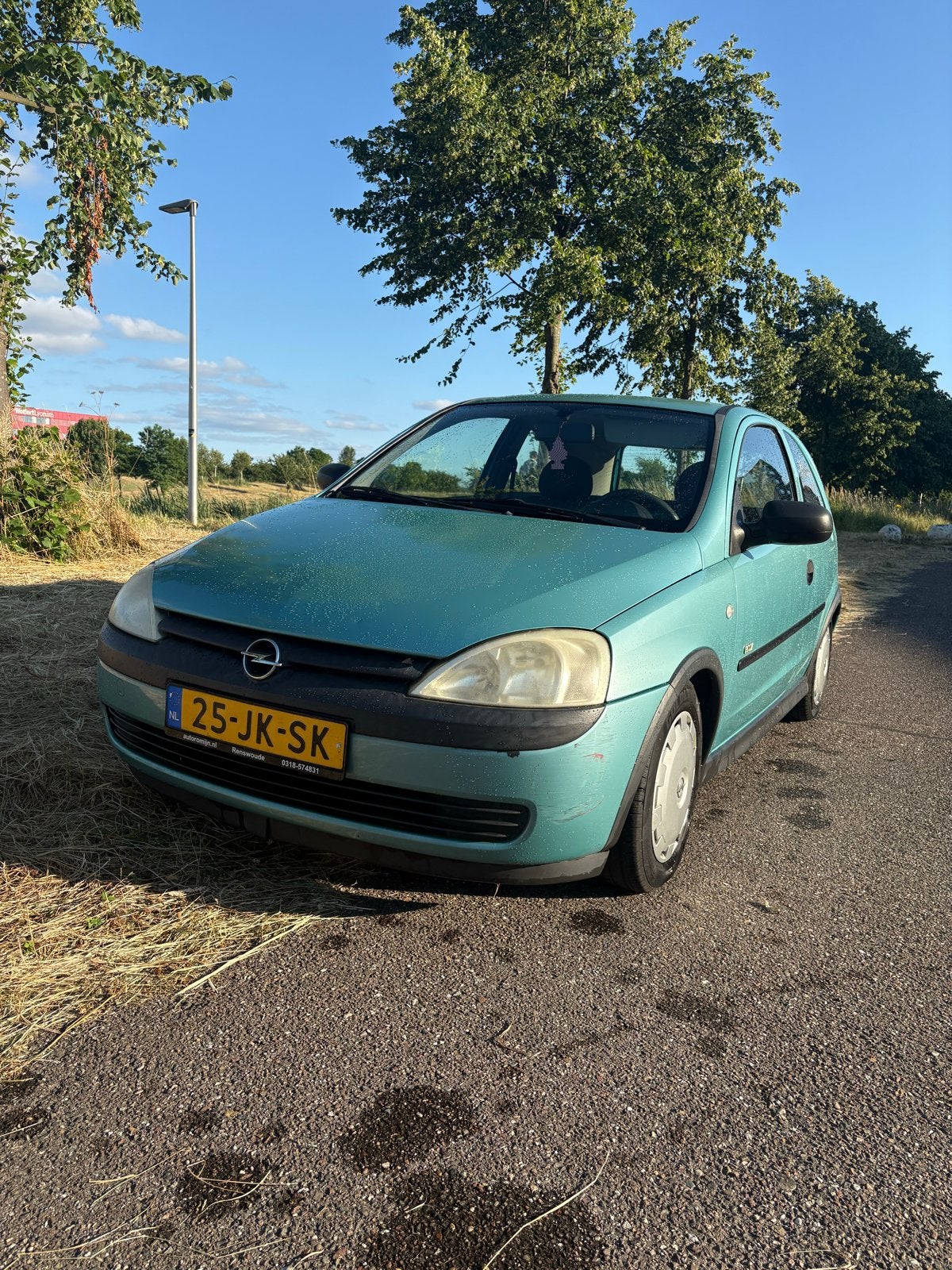 Opel Corsa 1.0 12V 3D Easytronic 2002 Groen, 600 kg, 58 pk, 973 cc, Origineel Nederlands