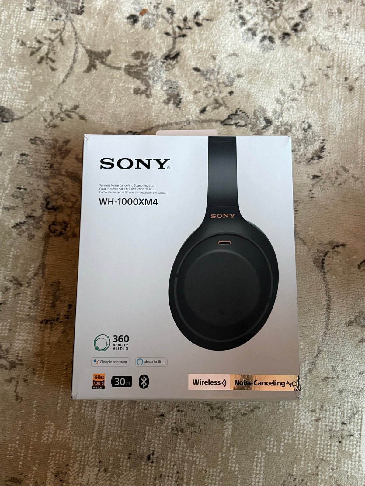 Sony WH-1000XM4 Draadloze Noise Cancelling Koptelefoon, Bluetooth, Ophalen of Verzenden, Zo goed als nieuw, Zwart