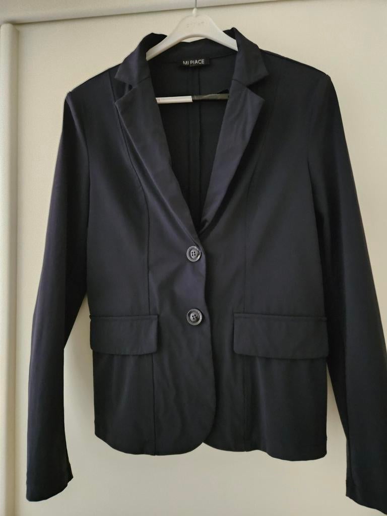 Travelstof blazer Mi Piace L, Mi Piace, Blauw, Maat 42/44 (L), Ophalen of Verzenden