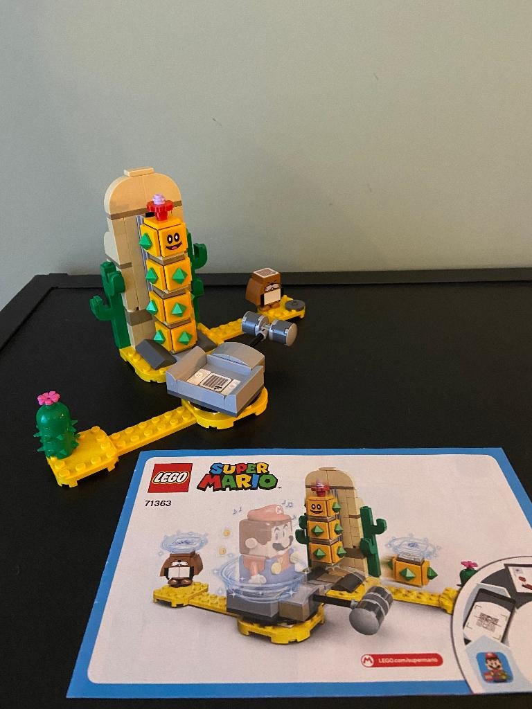 LEGO - 71363 - Super Mario - Desert Pokey - Expansion Set, Overige thema's, Lego, Ophalen of Verzenden, Zo goed als nieuw