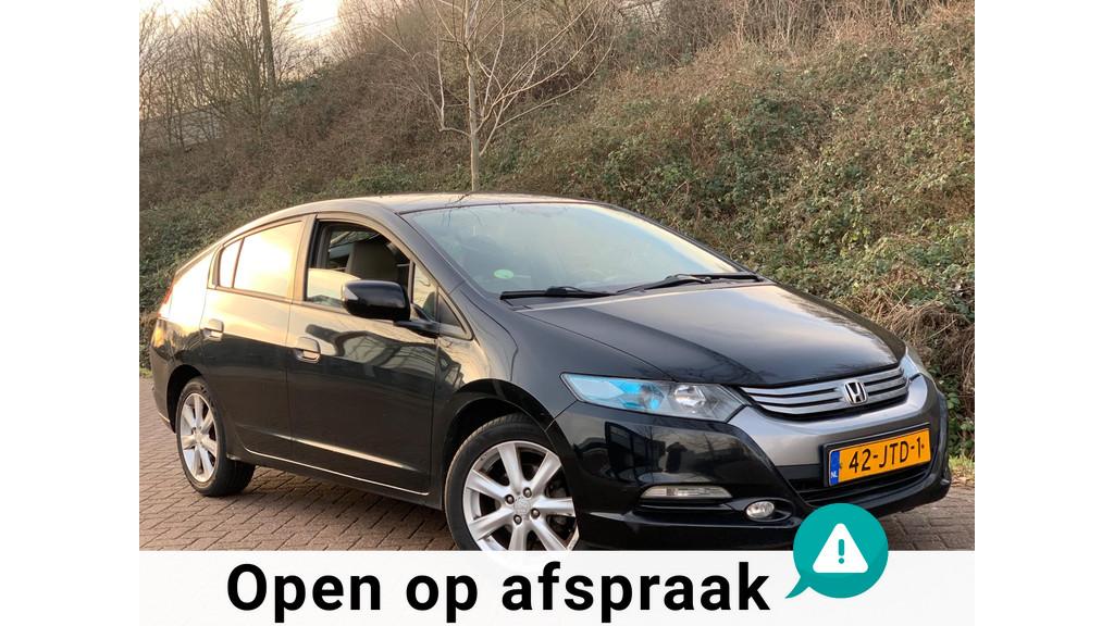 Honda Insight 1.3 Elegance NAVI CLIMA CRUISE RIJD SUPER!, Euro 5, Gebruikt, 4 cilinders, Zwart