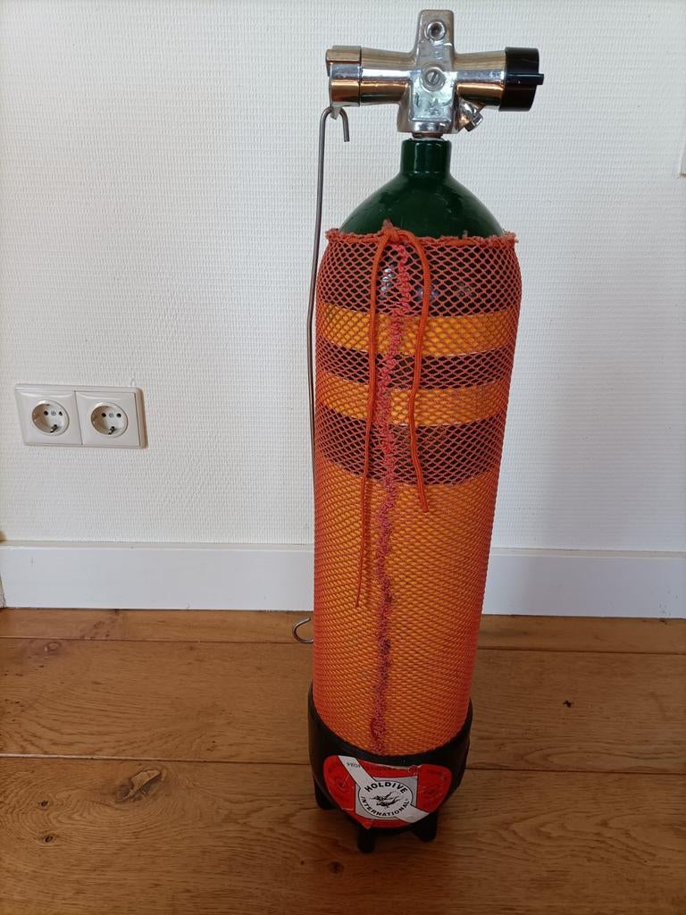Duikfles 7L met voet, Watersport en Boten, Duiken, Ophalen, Gebruikt, Duikfles