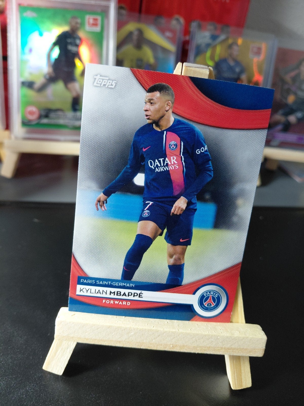 kylian mbappe (psg) topps team set 2023/24, Ophalen of Verzenden, Nieuw, Buitenlandse clubs, Poster, Plaatje of Sticker