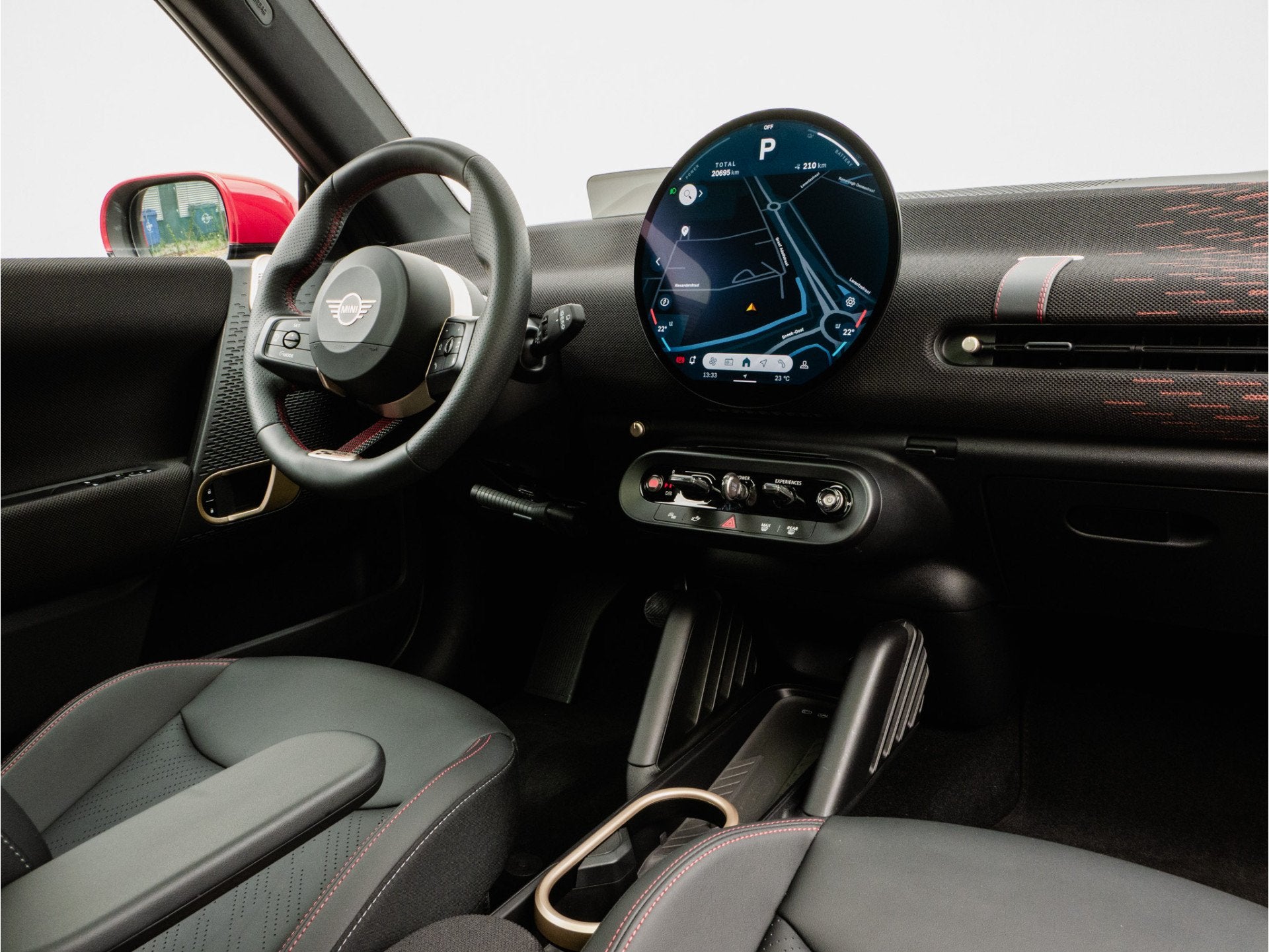 MINI 3-deurs Cooper E John Cooper Works XL 40.7 kWh SOH 97%, Automatische klimaatregeling, Gebruikt, Met garantie (alle), 4 stoelen