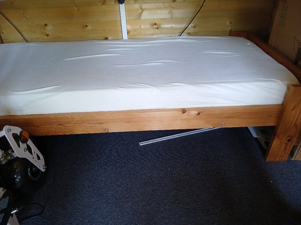 1 persoonsbed, Ophalen, Gebruikt, 90 cm, Eenpersoons