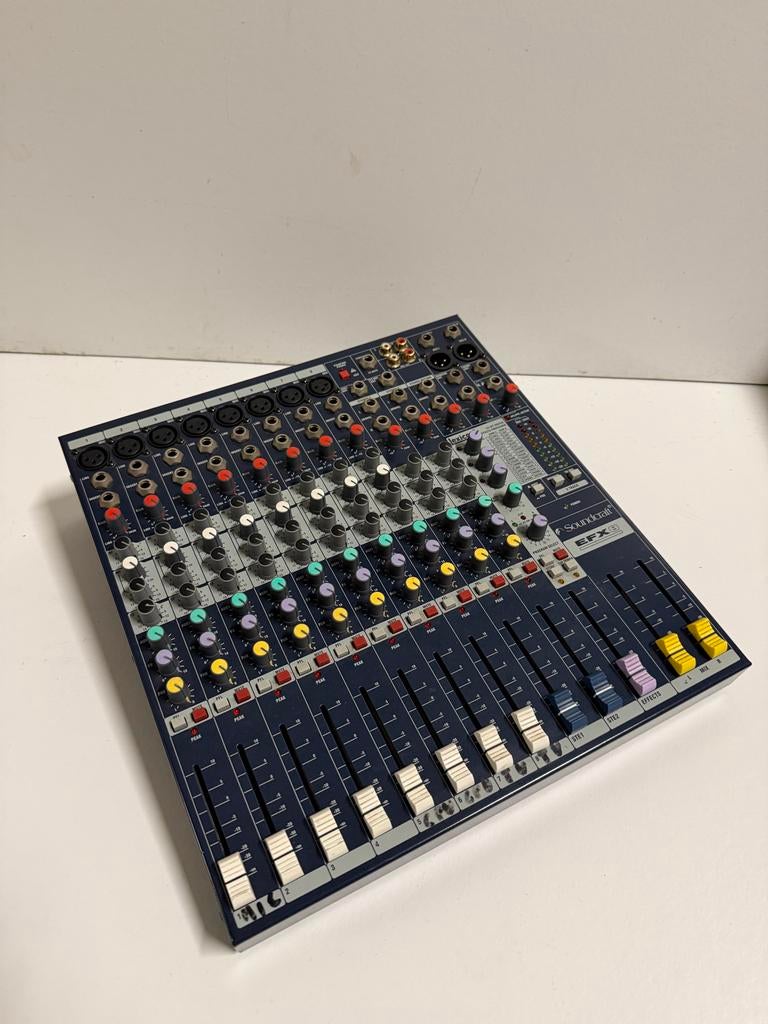Soundcraft EFX8 Mixer - Nette Staat, Muziek en Instrumenten, Mengpanelen, Ophalen of Verzenden, Gebruikt, 5 tot 10 kanalen, Microfooningang