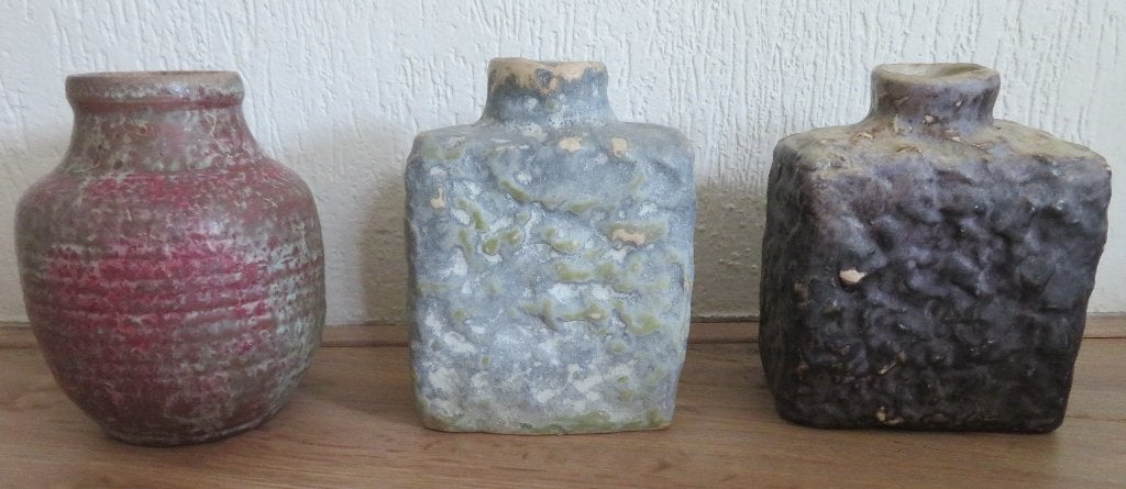 Mobach Vaas Rond Jaren 50 Vintage, Ophalen of Verzenden, Gebruikt, Overige kleuren, Steen/keramiek