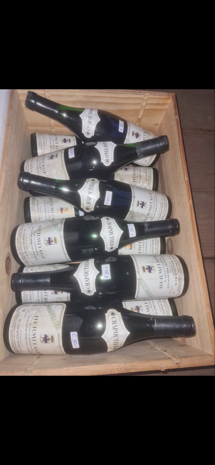 M. Chapoutier Hermitage Wijn - Grande Cuvée, Frankrijk, Ophalen of Verzenden, Zo goed als nieuw, Rode wijn