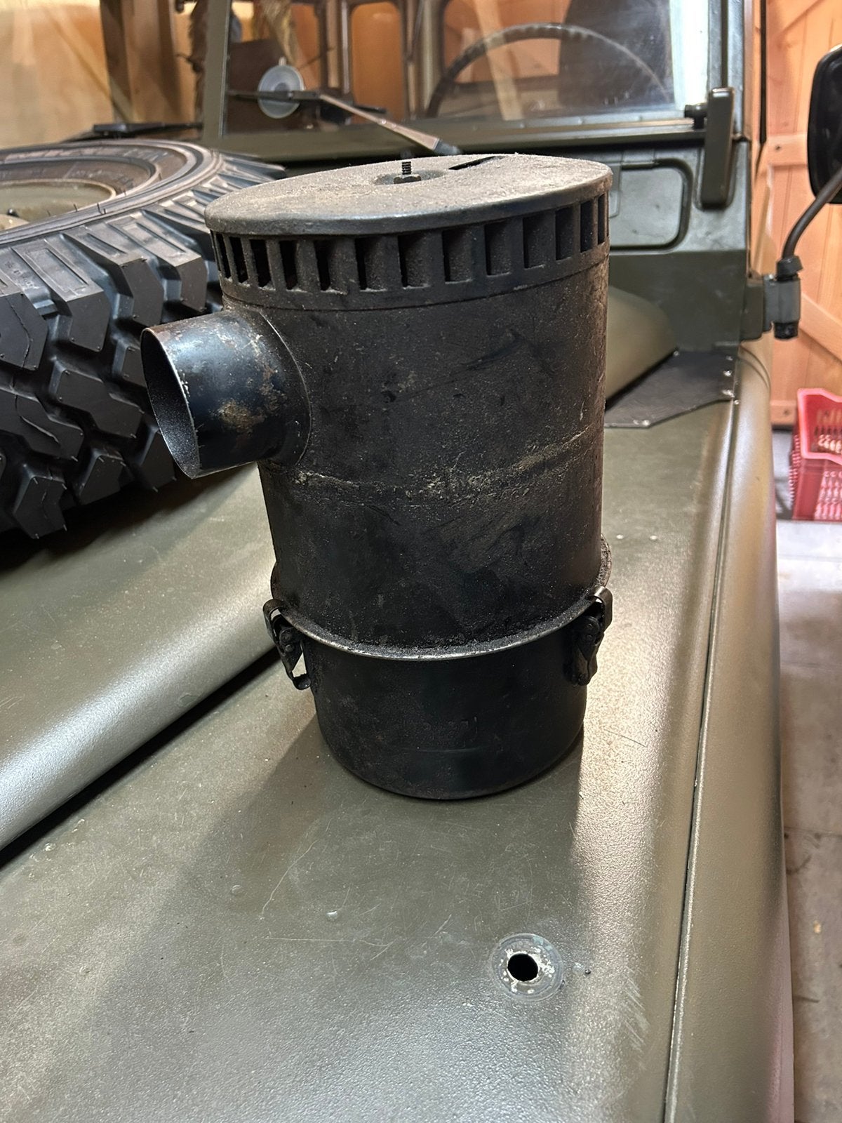 Oliebadfilter Land Rover series, Ophalen of Verzenden, Gebruikt, Land Rover
