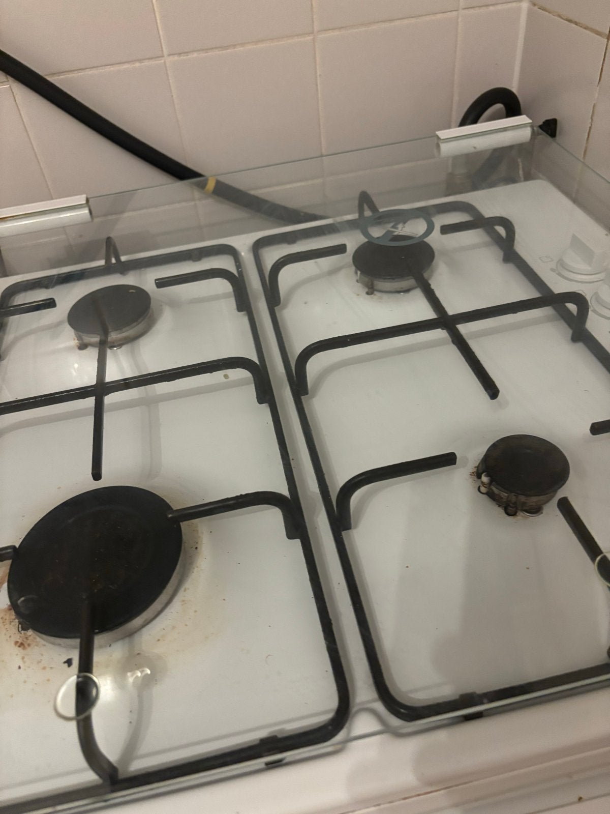 Bosch gasfornuis met 4 kookzones, Gebruikt, 60 cm of meer, Gas, Vrijstaand