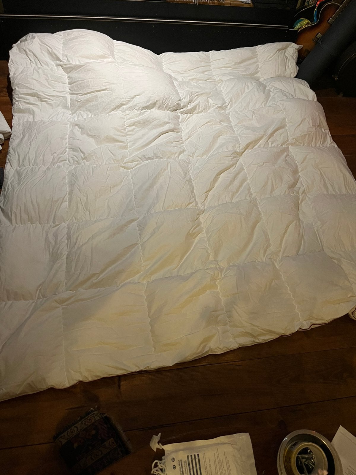 TEMPUR Temprakon Down Classic Donsdekbed 240x220, Wit, Tweepersoons, Ophalen of Verzenden, Deken of Dekbed