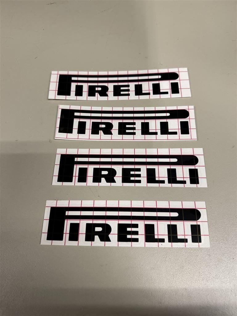 Stickets Pirelli - 150 * 32 mm, Auto diversen, Autostickers, Ophalen of Verzenden