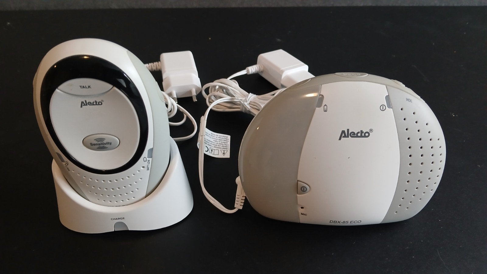 Alecto DBX-85 ECO Babyfoon met Terugspreekfunctie, Kinderen en Baby's, Babyfoons, Ophalen of Verzenden, Gebruikt, 100 tot 250 meter