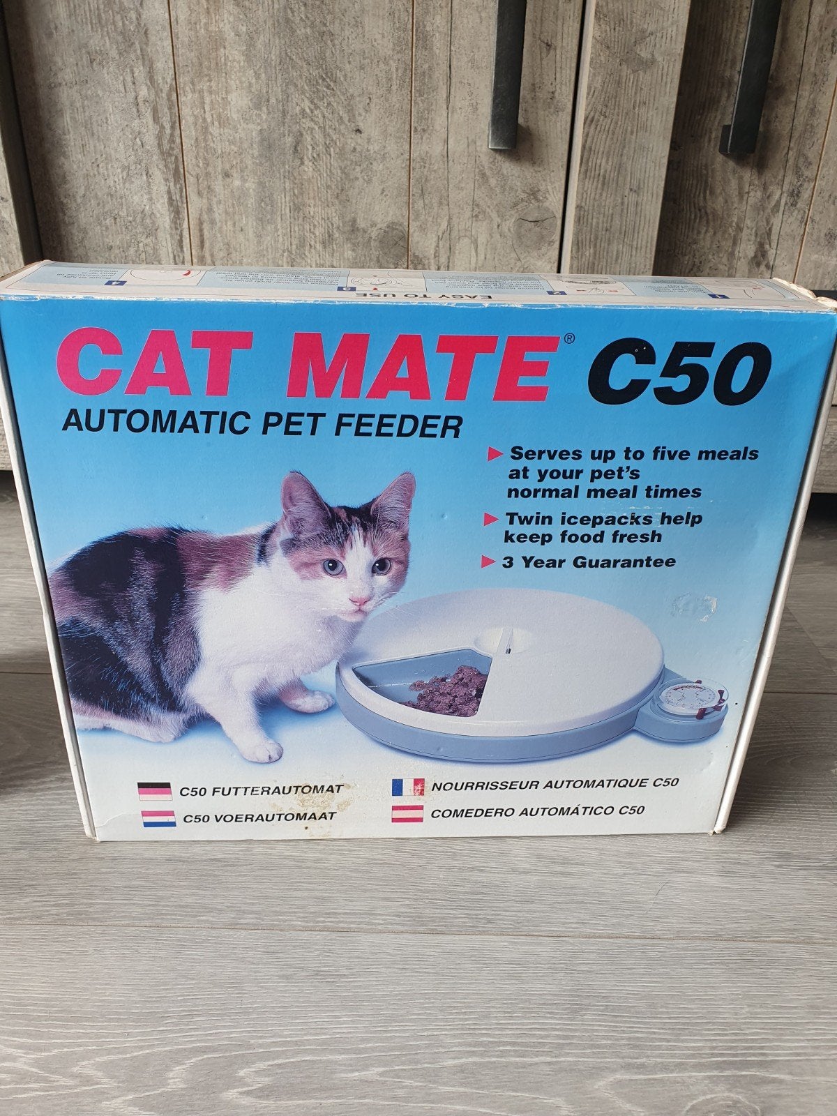 Nieuwe Cat Mate C50 automatische voerbak, Ophalen, Nieuw
