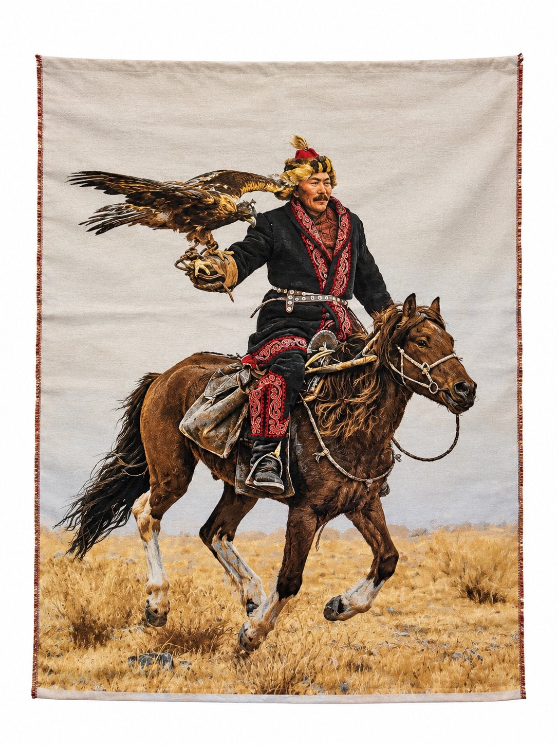 Gobelin Eagle Hunter MondiArt, Ophalen of Verzenden, Zo goed als nieuw