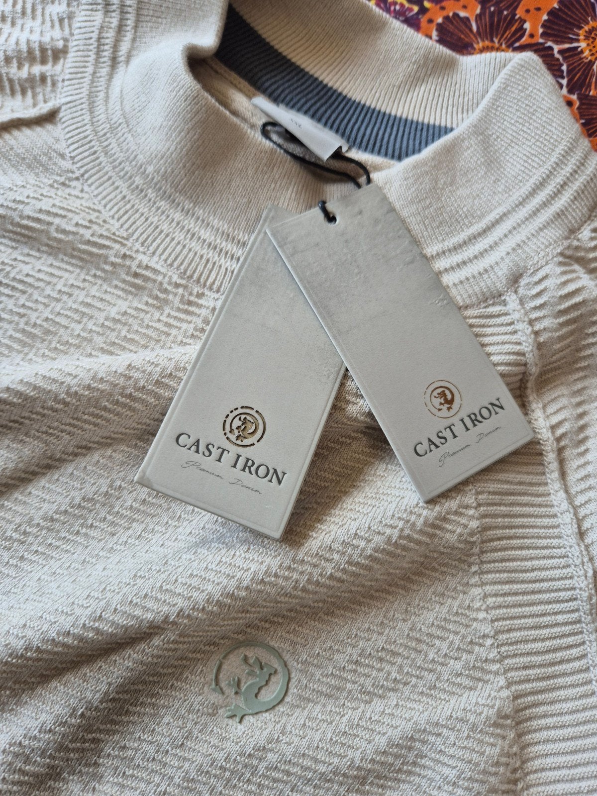 Cast Iron trui Zomertrui Crème Nieuw maat XXL, ., Beige, Trui of Vest, Nieuw