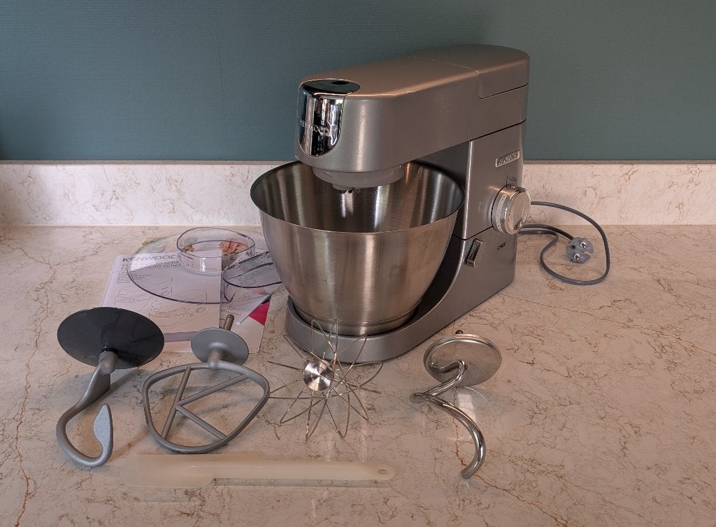 Kenwood Chef KVC3100S Keukenmachine, 4 liter of meer, Ophalen, Gebruikt, 3 snelheden of meer