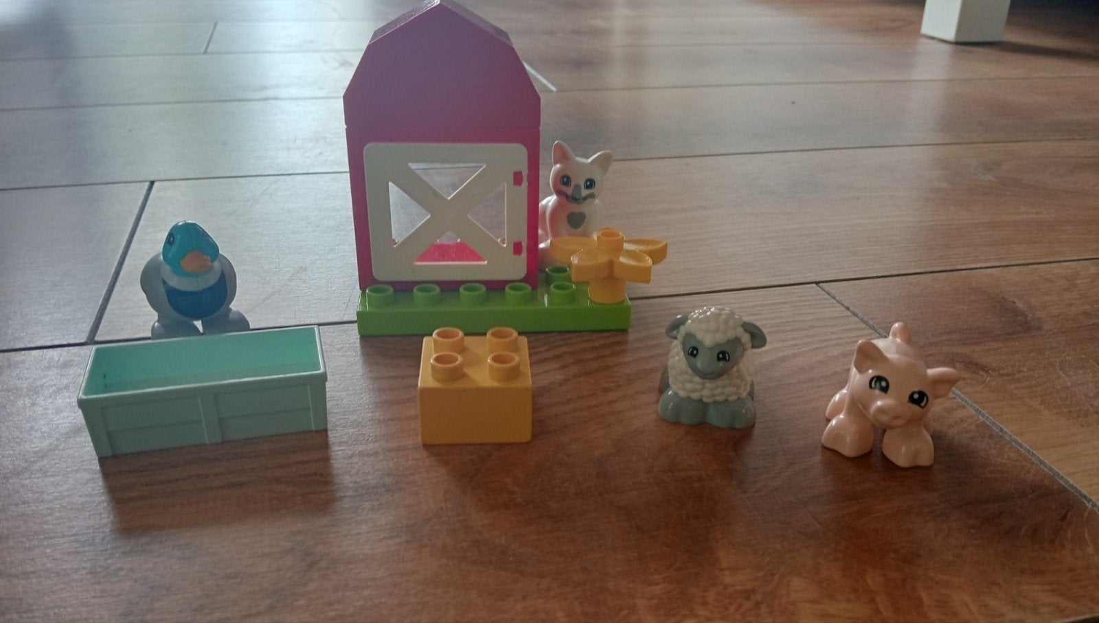 Lego Duplo boerderij set met dieren en accessoires, Ophalen, Zo goed als nieuw, Overige merken