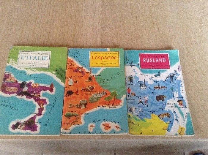 DE WERELD ROND : RUSLAND, L'ESPAGNE, ITALIE, Overige merken, Europa, Diverse auteurs, Ophalen of Verzenden