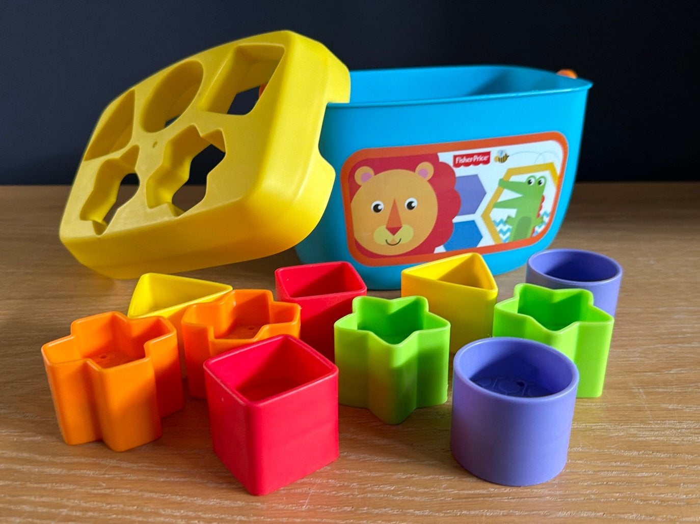 Fisher-Price vormen stoof blokken, Kinderen en Baby's, Speelgoed | Fisher-Price, Ophalen of Verzenden, Zo goed als nieuw, Speelset