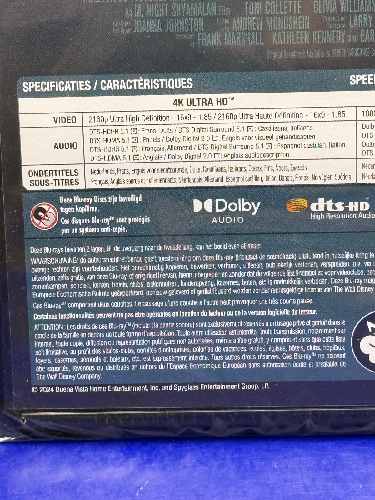 The Sixth Sense 4K Ultra HD UHD + Blu-ray NLO SEALEND - 119, Engels, Vanaf 16 jaar, Verzenden, .