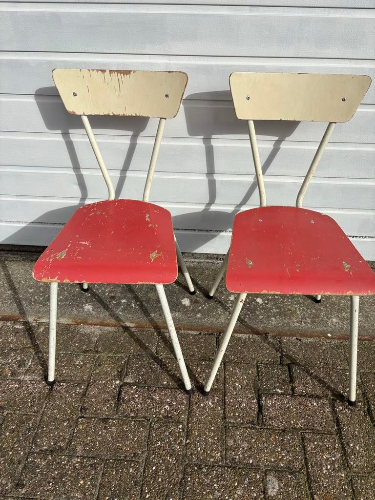 Vintage/retro stoelen, 2 stuks, Ophalen