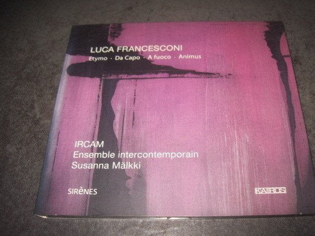 Luca Francesconi Etymo ea Ensemble Intercontemporain Kairos, Ophalen of Verzenden, Classicisme, Zo goed als nieuw, Kamermuziek