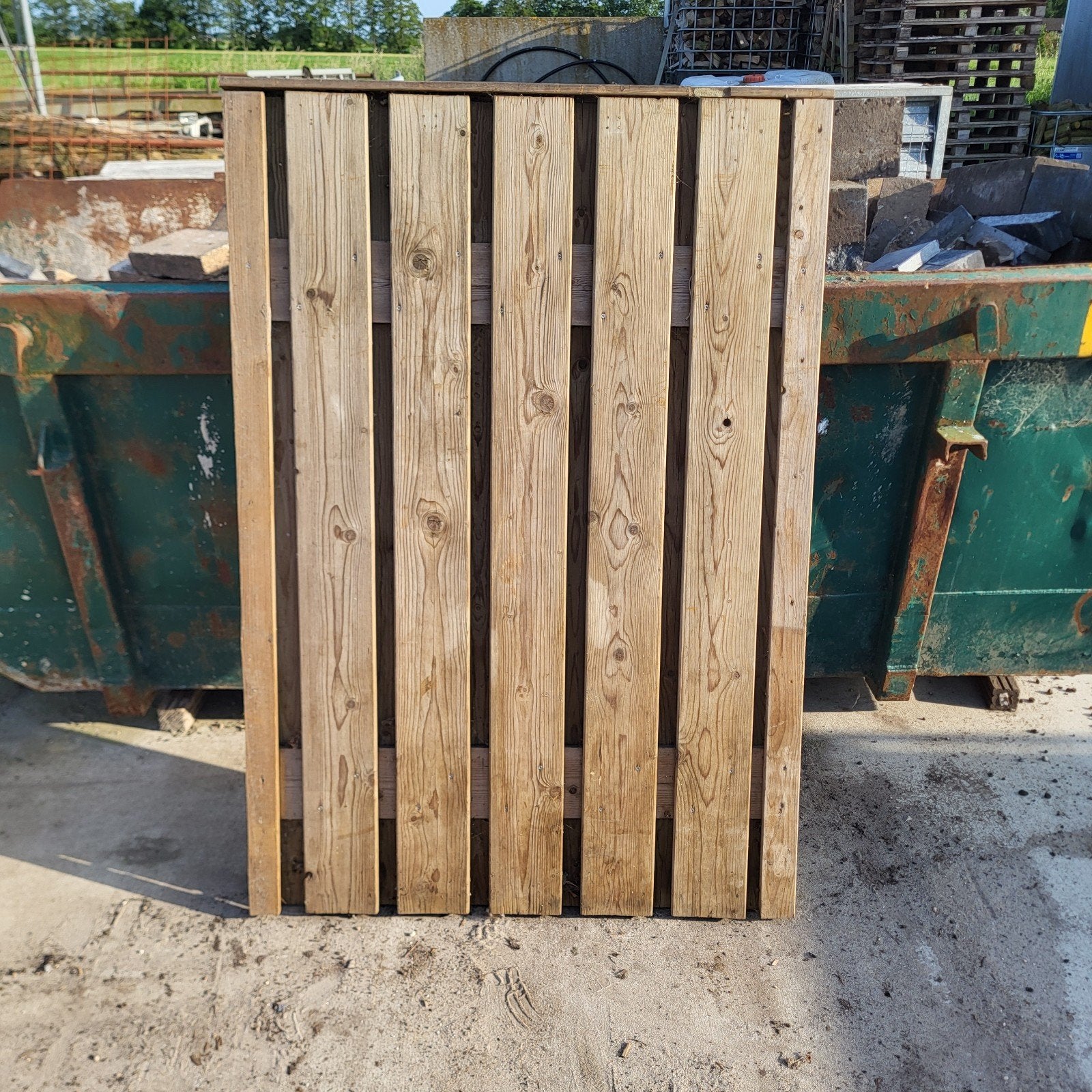 Tuinpoort/tuinscherm 152x105 lxb, Tuin en Terras, Ophalen, Hout, Minder dan 3 meter, 1 tot 2 meter
