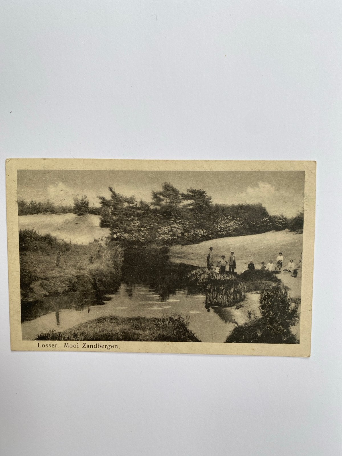 Oude ansichtkaart Losser, Mooi Zandbergen (1913), Ophalen of Verzenden, Voor 1920, Gelopen, Overijssel