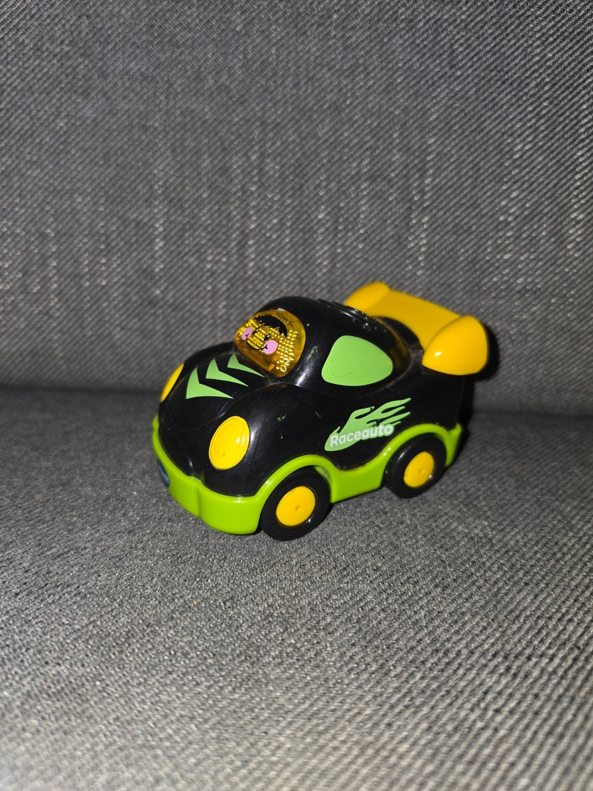 Vtech Raceauto speelgoedauto zwart/groen, Ophalen of Verzenden, Gebruikt