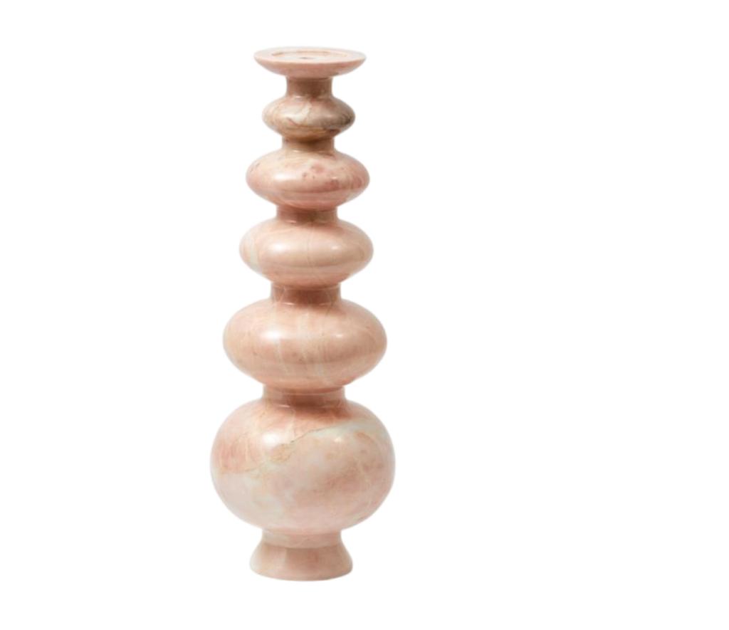 POLSPOTTEN Kandelaar  Heritage Sphere Pink | Van €800, nu, Huis en Inrichting, Woonaccessoires | Kandelaars en Kaarsen, Overige materialen