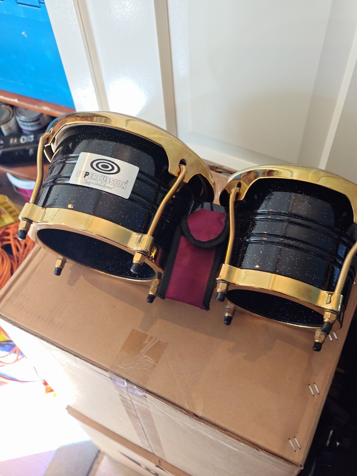 Supercussion Bongo's, Muziek en Instrumenten, Ophalen of Verzenden, Gebruikt, Trommel